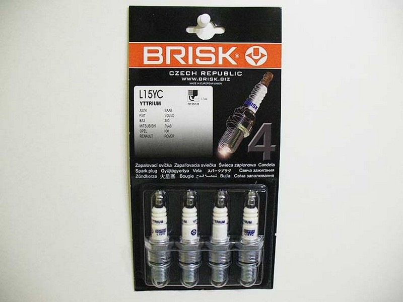 Свічки "BRISK" 2101 (L15 YC) "YTTRIUM" ("SUPER") (001)