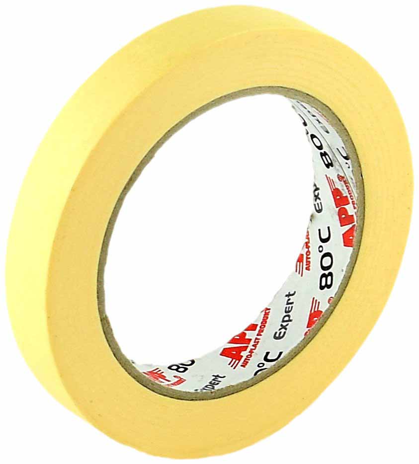 070201 АРР Стрічка маскуюча 18мм - жовта 80С 070201 АРР Стрічка маскуюча 18мм - жовта 80С