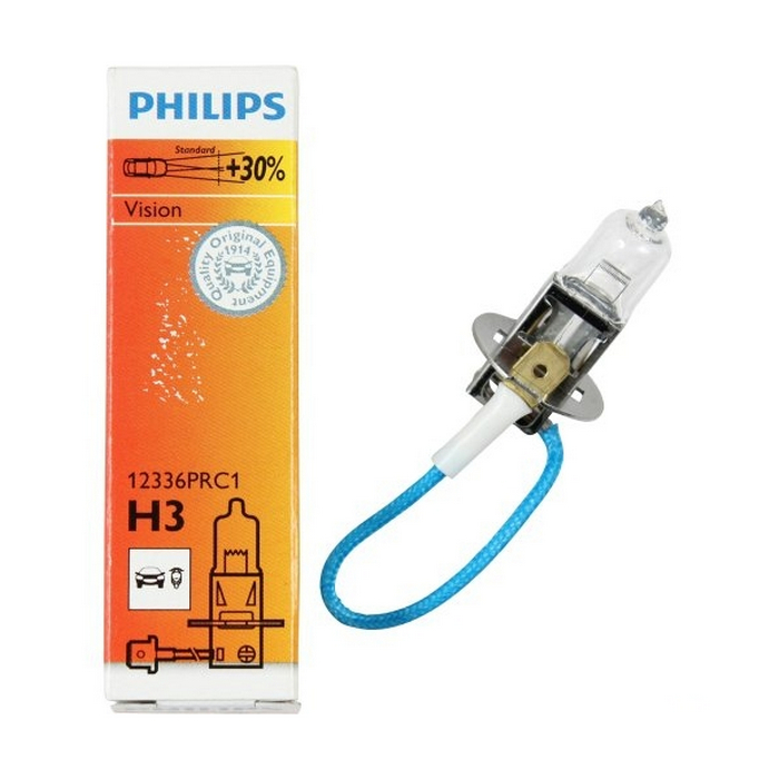 Лампа H 3 12V 55W "PHILIPS" +30% PR С1 12336 (695345)