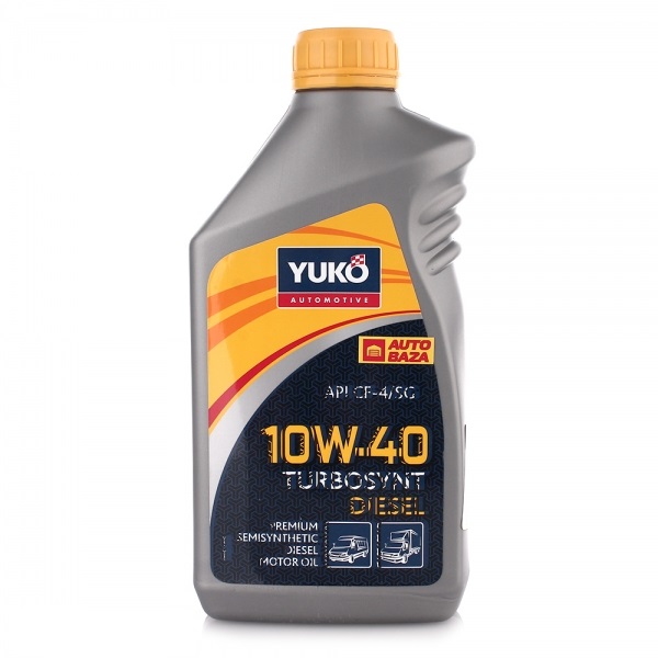 Олива YUKO TURBOSYNT DIESEL 10W-40, API CF-4/SG (каністра 1л)