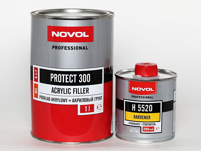 37011 NOVOL PROTECT 300 Грунт акриловий 4+1 MS, сірий 37011 NOVOL PROTECT 300 Грунт акриловий 4+1 MS, сірий