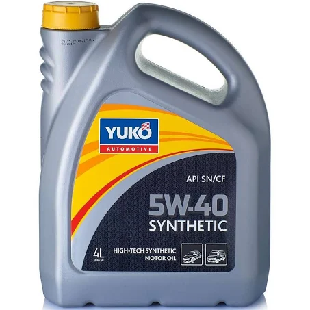 Олива моторна синт. YUKO SYNTHETIC 5W-40 API SN/CF (каністра 4л)