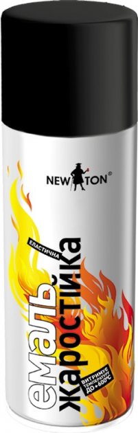 NEW TON Емаль жаростійка 600 С ( аероз.) 400 мл - чорна