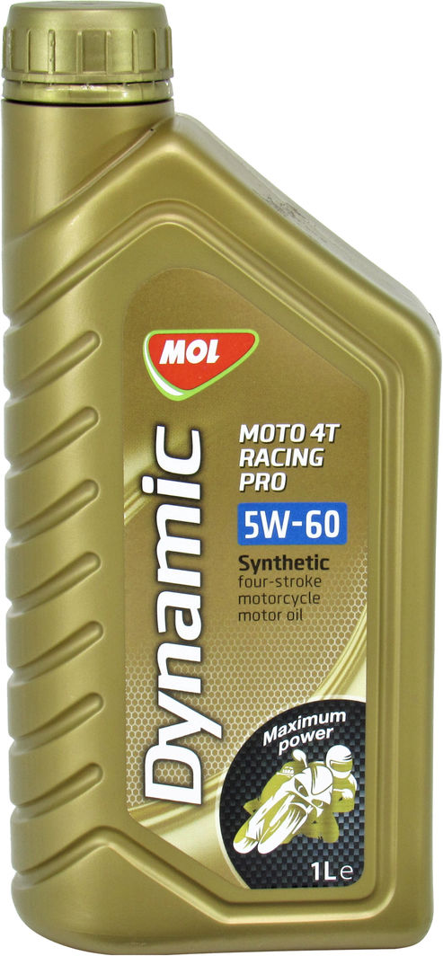 Олива моторна MOL Dynamic Moto 4T Racing Pro 5W-60 1л Олива моторна MOL Dynamic Moto 4T Racing Pro 5W-60 1л