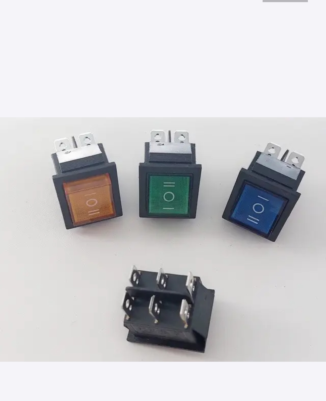 Клавиша цветная одноклавишная (широкая) 3 положения № 142