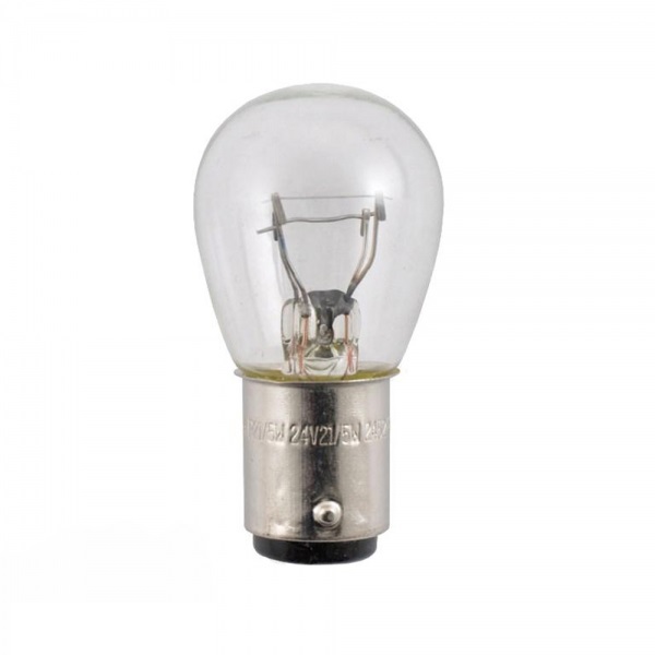 Лампа 24V 21/5W "SOLAR" двоконт. (2452)