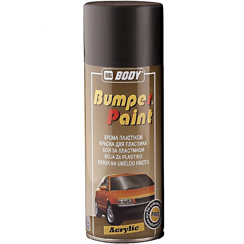 BODY Аерозольна фарба для бампера №4, чорна  400мл