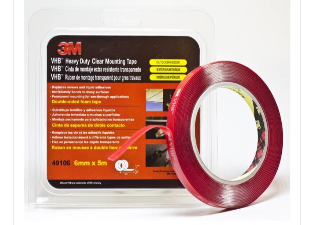 ЗМ  Стрічка двостороння  6 мм* 5 м