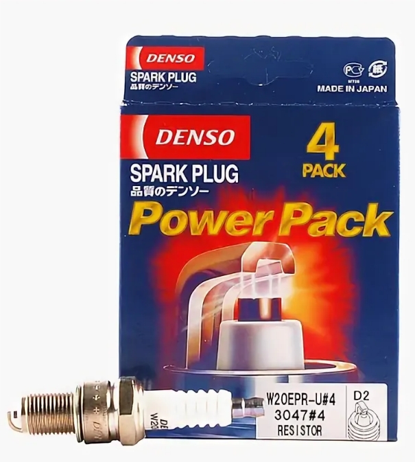 Свічки "Denso"  2108 №2  W20EPR-U (3047)