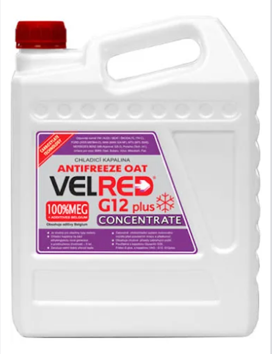 Велвана Антифриз концетрат "VELRED G12 plus", рожевий 1,0л Велвана Антифриз концетрат "VELRED G12 plus", рожевий 1,0л