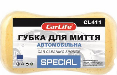 CarLife  Губка для миття авто SPECIAL з великими порами CL-411 220х120х60мм