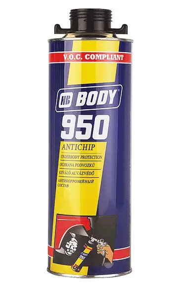 BODY 950  Антигравійне покриття, чорний  1,0кг