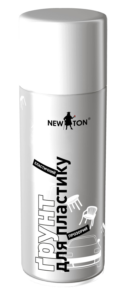 NEW TON Грунт для пластику, прозорий аероз. 400мл NEW TON Грунт для пластику, прозорий аероз. 400мл
