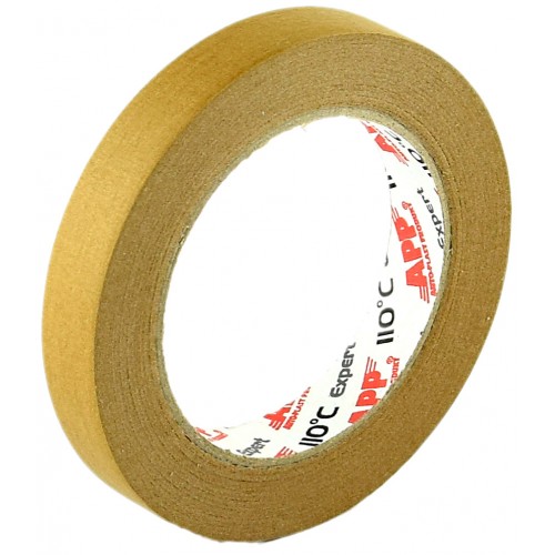 070206 АРР Стрічка маскуюча 18мм - коричнева 110С 070206 АРР Стрічка маскуюча 18мм - коричнева 110С