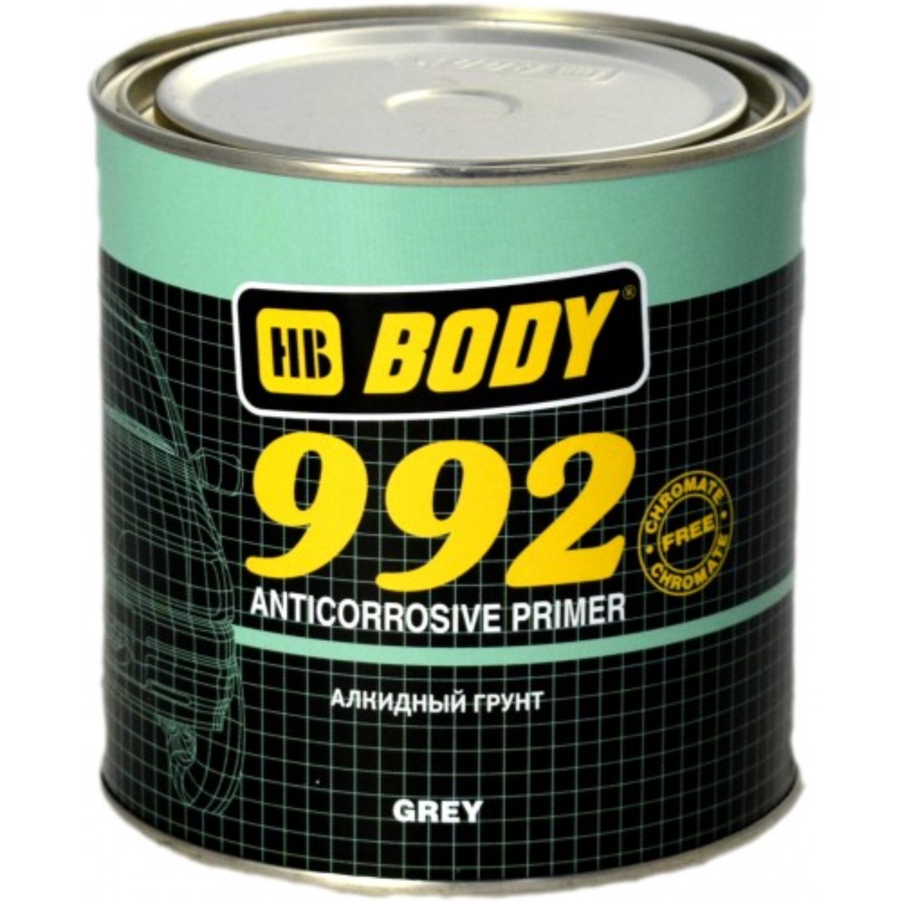 BODY 992 Грунт 1К, чорний 1,0кг BODY 992 Грунт 1К, чорний 1,0кг