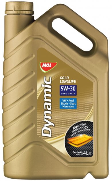 Олива моторна MOL Dynamic Gold Longlife 5W-30 4 л