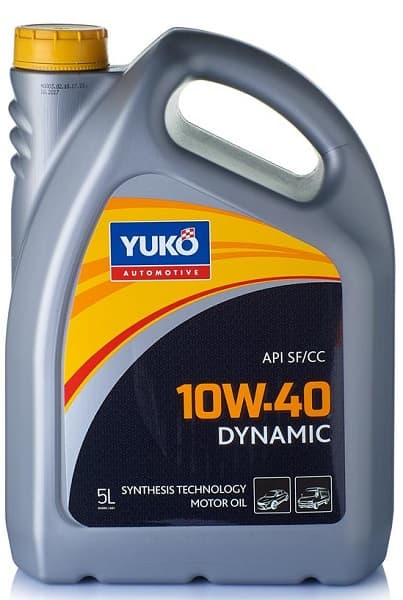 Олива моторна напівсинт. YUKO DYNAMIC 10W-40 API SG/CD (каністра 5л)