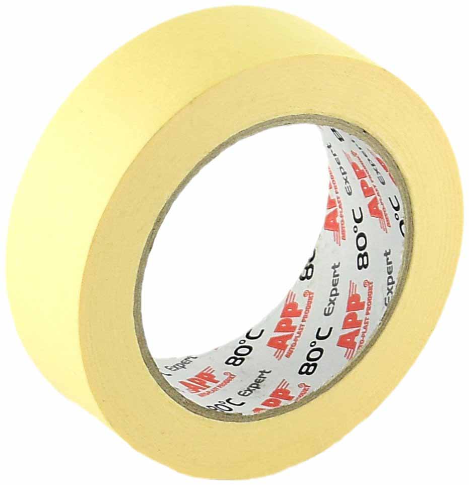 070204 АРР Стрічка маскуюча 36мм - жовта 80С 070204 АРР Стрічка маскуюча 36мм - жовта 80С