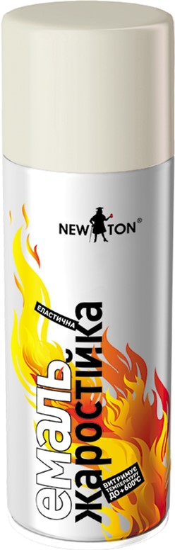 NEW TON Емаль жаростійка 600 С ( аероз.) 400 мл - біла