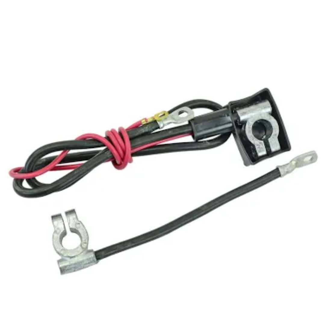 Клеми з проводами  (+/-) АКБ 2105 (червоний, довгий)