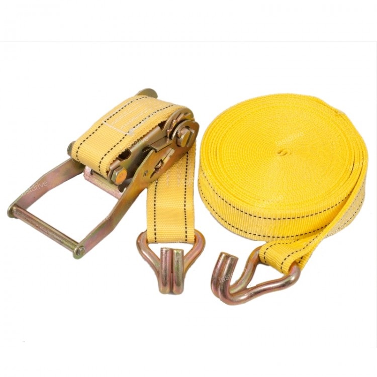 VITOL  Стяжка груза 5т ST-212D-12 YL 50мм*12м (мех+трос)