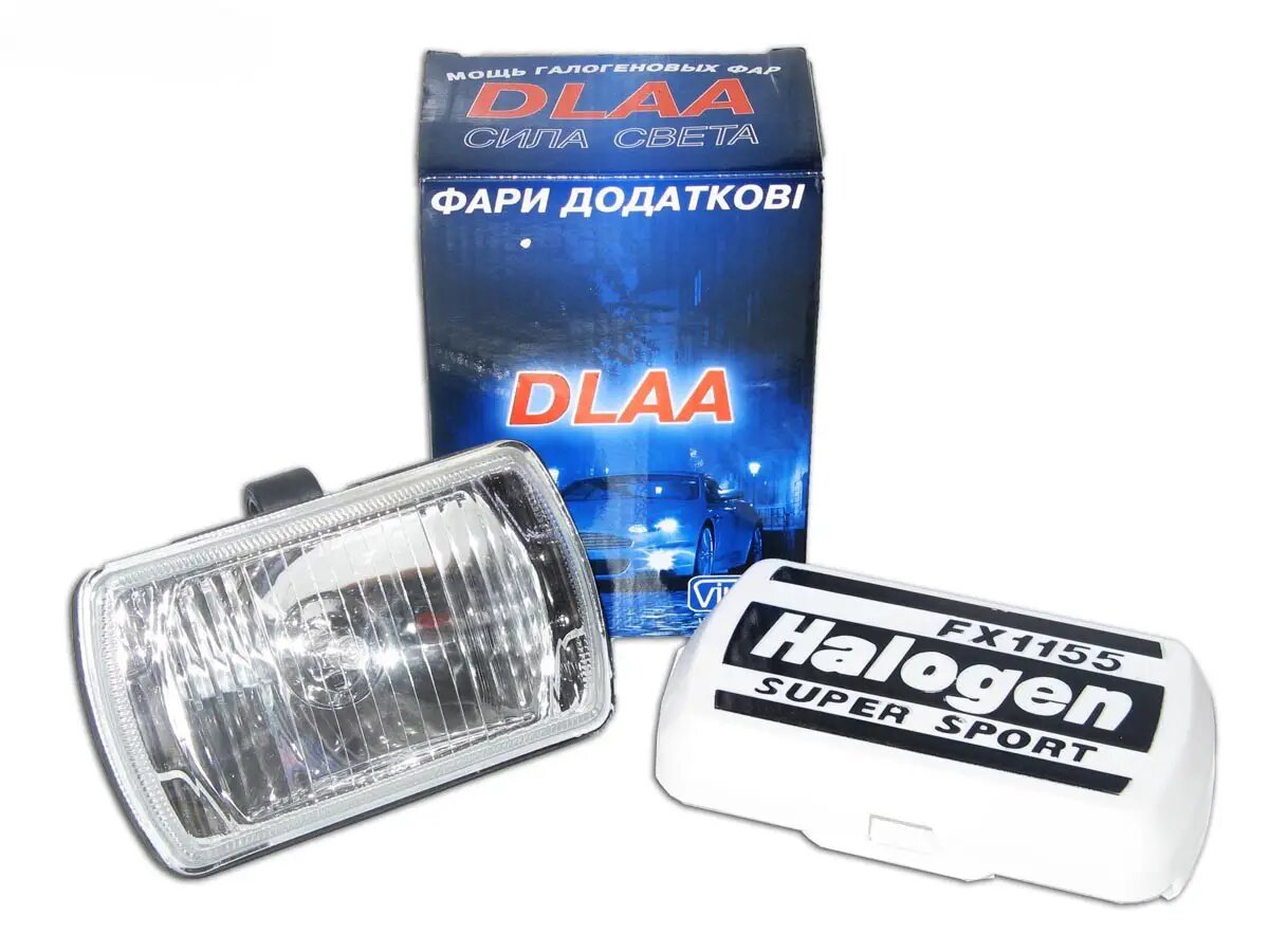 VITOL Фари додаткові DLAA 1039 RY/H3-12V-55W/159*101mm кришка (1шт.)