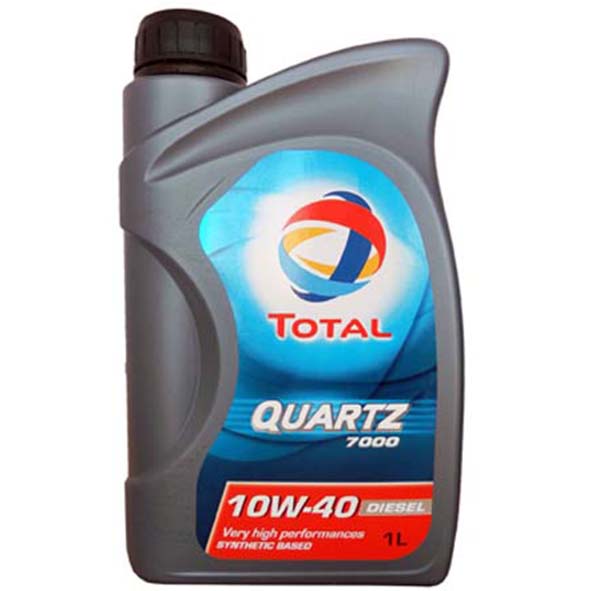 TOTAL 10W-40 Diesel Quartz 7000,  1л