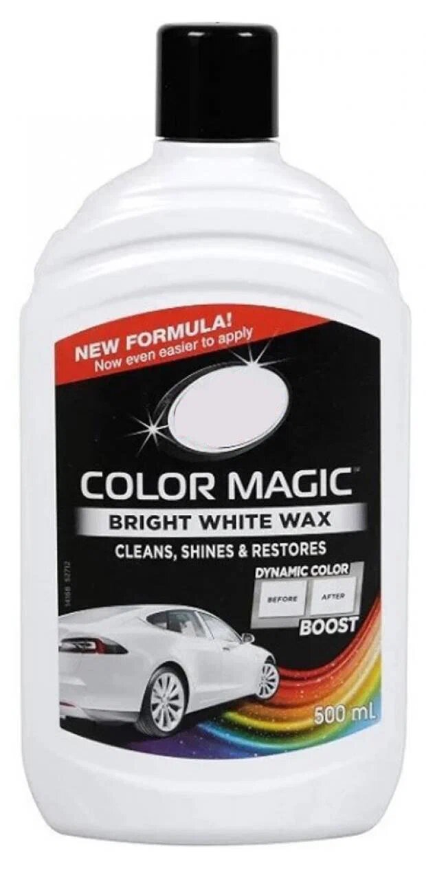 TW  Полироль COLOR MAGIC  Белый  500мл  (53241)
