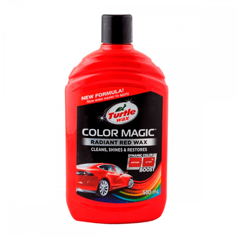 TW  Полироль COLOR MAGIC  Красный  500мл  (53240)