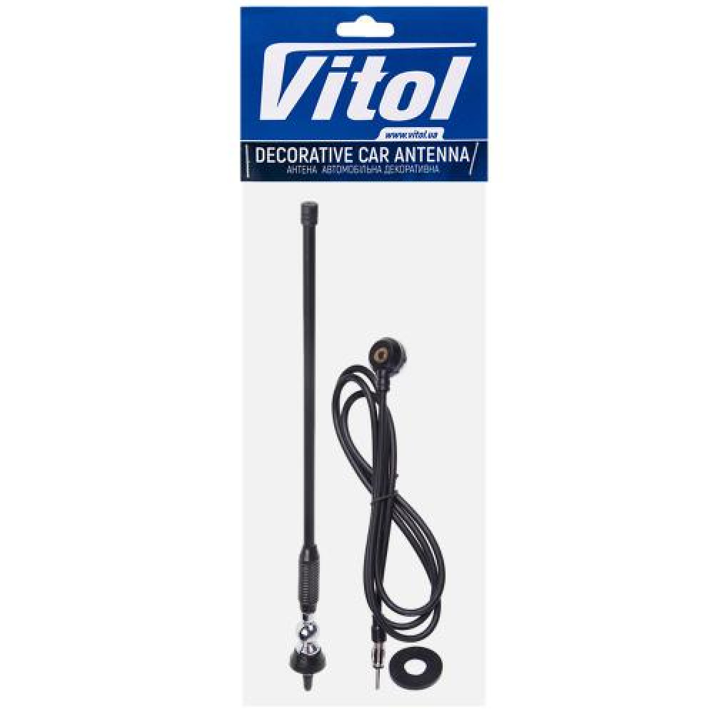 VITOL  Антена врізна в дах  61015  гумова /0,4м /кульок