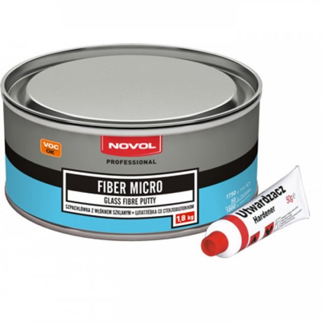 1235 Шпаклівка скловолокниста MICRO NOVOL 1,8 кг 1235 Шпаклівка скловолокниста MICRO NOVOL 1,8 кг