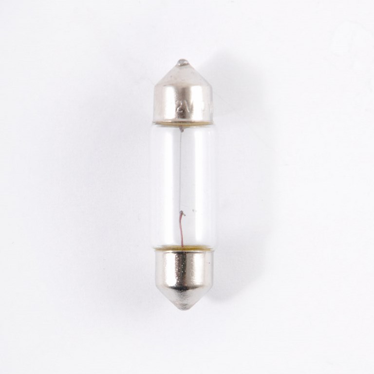 Лампа 12V C10W 11*37mm "SOLAR" (1258)