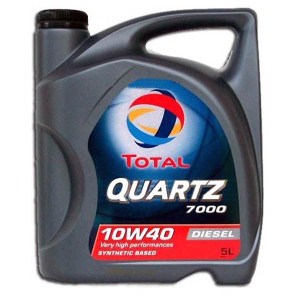 TOTAL 10W-40 Diesel Quartz 7000,  5л