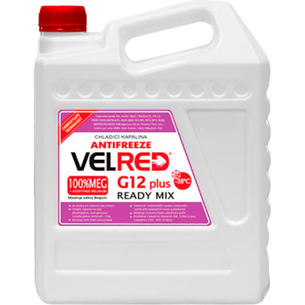 Велвана Антифриз концетрат "VELRED G12 plus", рожевий 5,0л Велвана Антифриз концетрат "VELRED G12 plus", рожевий 5,0л