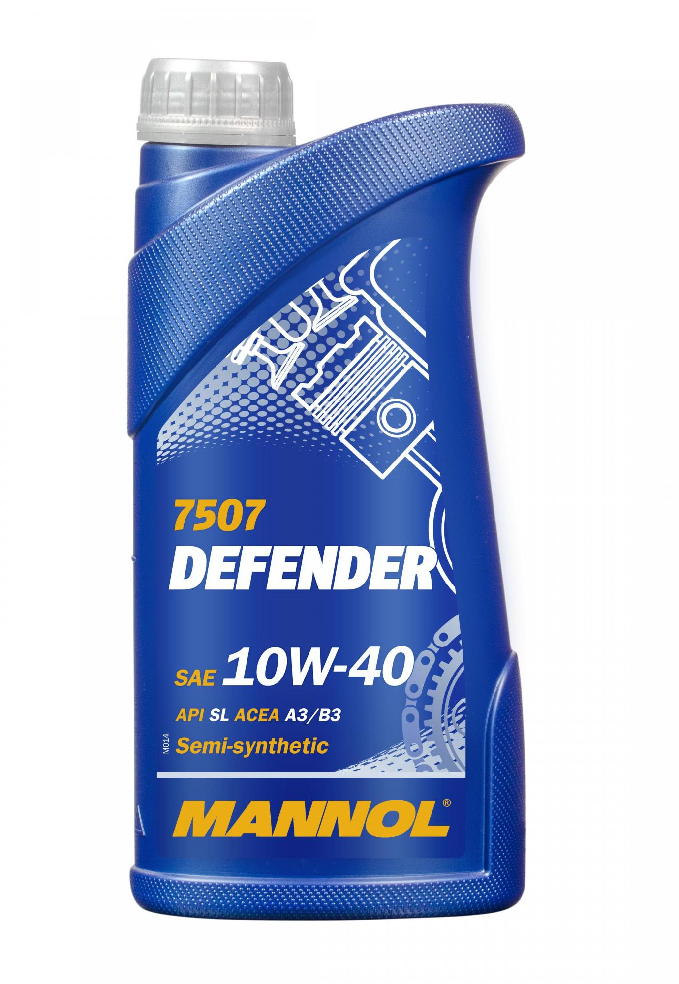 Олива DEFENDER 1л SAE 10W-40; API SN; ACEA A3/B4; VW-Norm 501 01/505 00; MB 229.1
