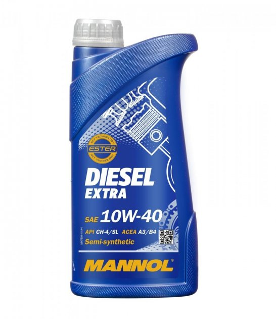 Олива DIESEL EXTRA 1л SAE 10W-40; API CH-4/SL; ACEA A3/B4; VW-Norm 505.0/502.00