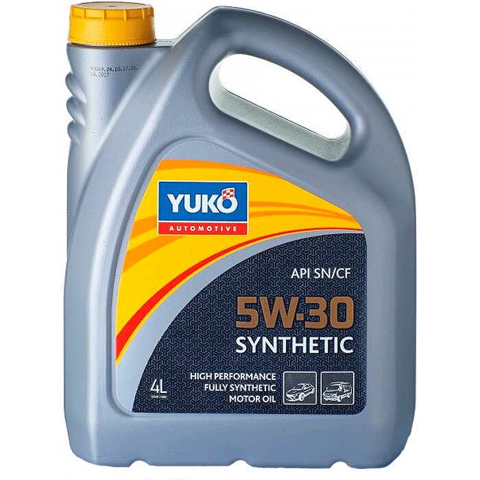 Олива моторна синт. YUKO SYNTHETIC 5W-30 API SN/CF (каністра 4л)