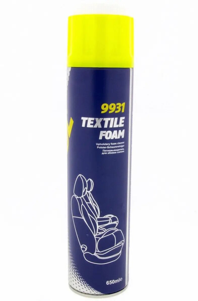 9931 Textile Foam (Polster Schaum) 650 мл / Пінистий очисник обшивки сидінь