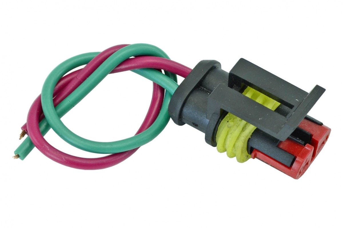 Роз'єм із проводом 2-контакт герметичний "МАМА"