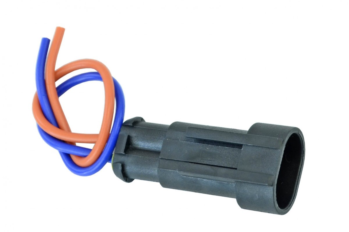 Роз'єм із проводом 2-контакт герметичний "ТАТО"