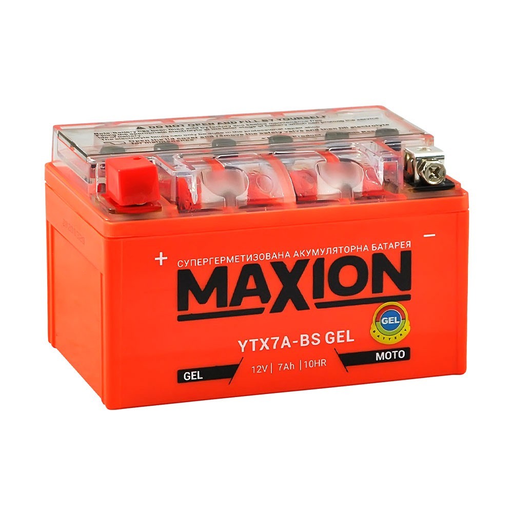 MOTO YTX  7A-BS(GEL) MAXION (12V, 7A 8шт/ящ MOTO YTX  7A-BS(GEL) MAXION (12V, 7A 8шт/ящ