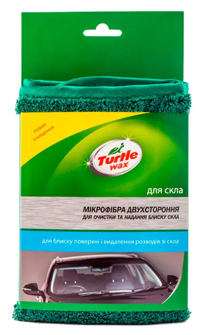 TW  Х5344  Микрофибра двухсторонняя для очистки и предания блеска стеклу