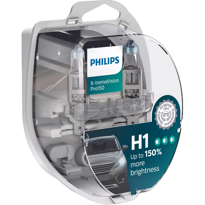Лампа H 1 12V 55W "PHILIPS" +150% 12258XVPS2 (005656)