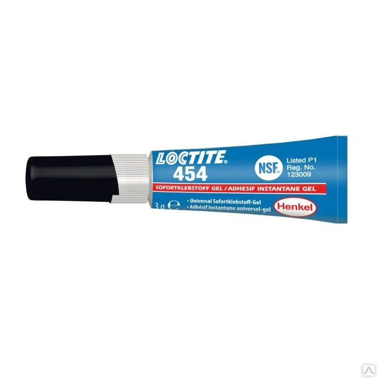 Клей-супер LOCTITE 454 (гель, для пористих матер.),  3г