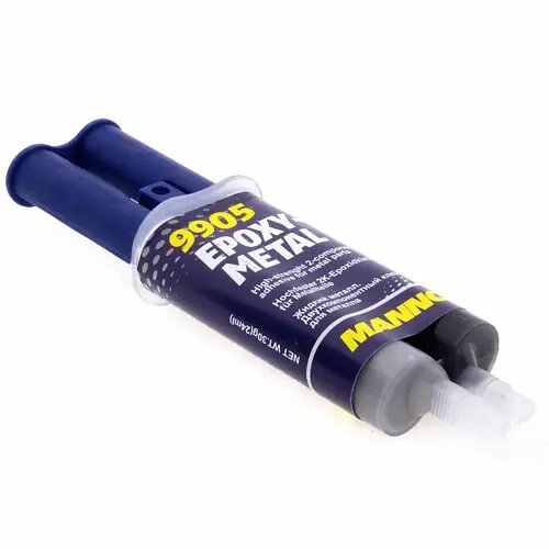 Клей епокс. для металу MANNOL "Epoxy Metall"  30г-шприц (9905)