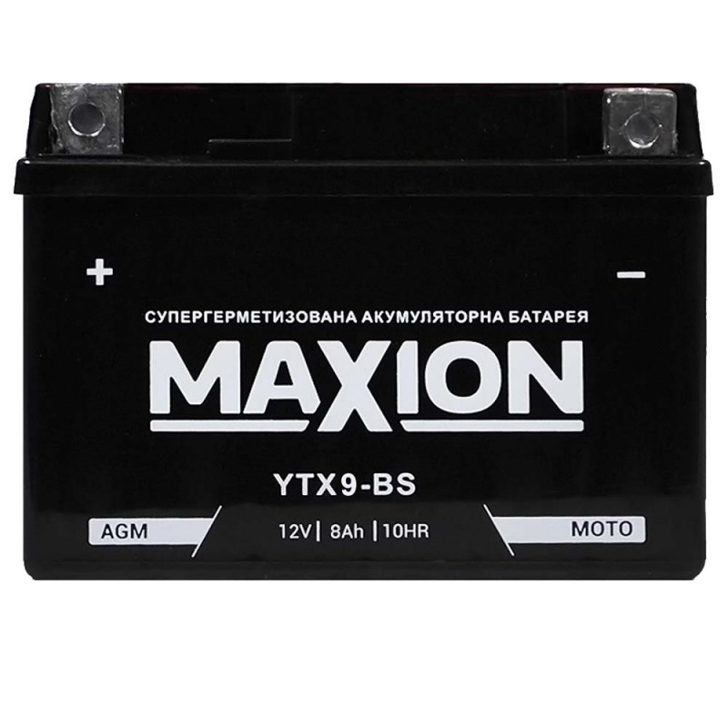MOTO AGM YTX  9-BS MAXION (12V, 9A) 6шт/ящ MOTO AGM YTX  9-BS MAXION (12V, 9A) 6шт/ящ