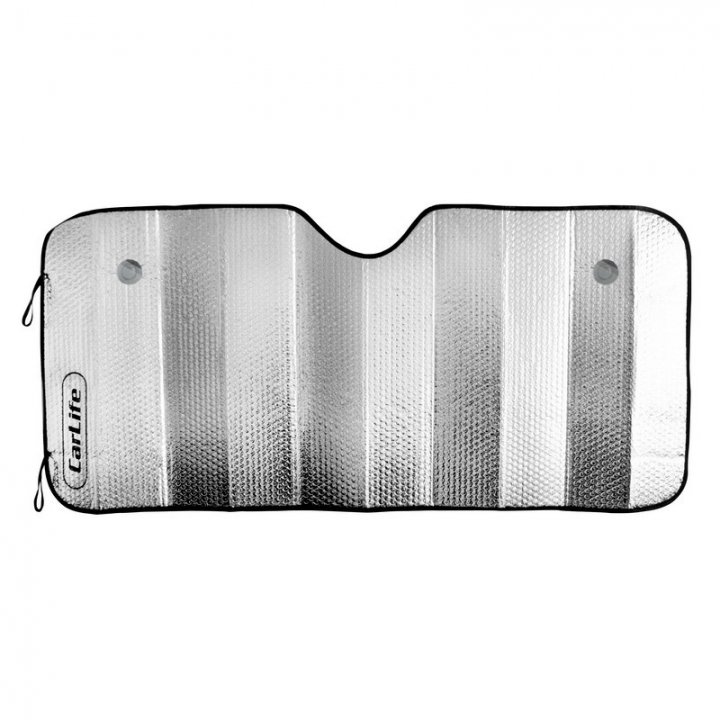 Carlife  Шторка  SS 150 сонцезахисна передня  150см х 80см  срібна