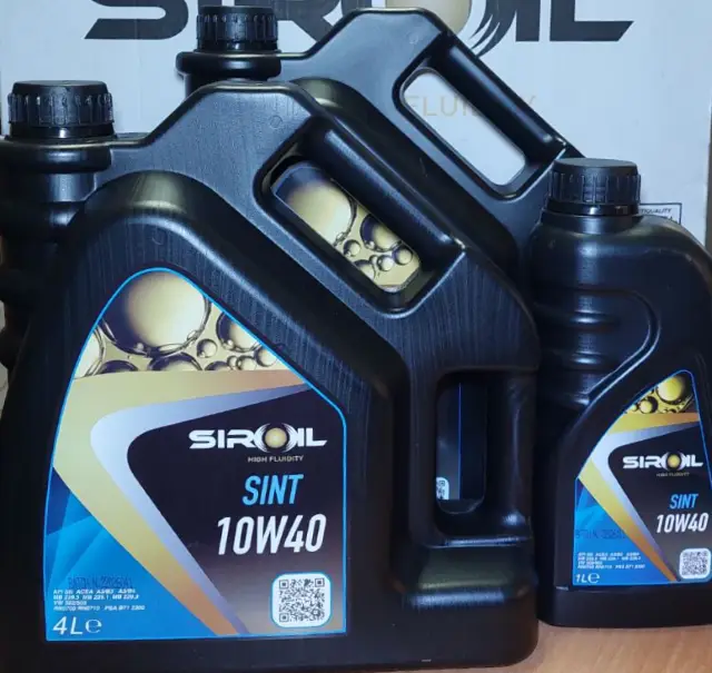 Масло моторне напівсинтетичне 10W-40 "SIROIL" SINT (4,0л)