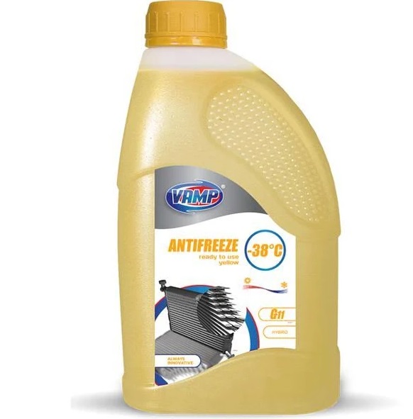 Антифриз-40 Ct 11 жовтий (МЭГ) кан.1л/1.08кг ВАМП ( 10 шт уп)