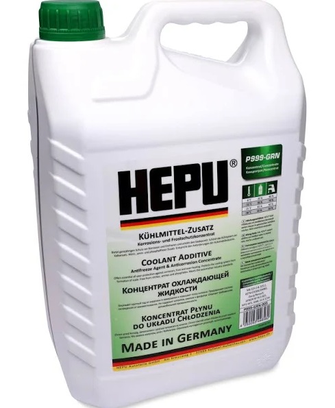 Антифриз "HEPU" -80*  концентрат зеленый 5кг (P999-GRN-005)